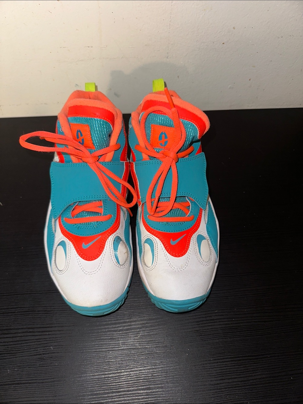 Nike Kids Sneakers in Teal, Orange & White